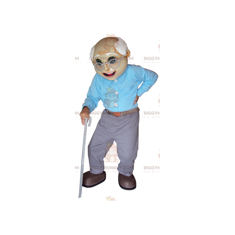 Gubben BIGGYMONKEY™ maskotdräkt. Morfar BIGGYMONKEY™ Gubben BIGGYMONKEY™ maskotdräkt. Morfar BIGGYMONKEY™
