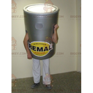 Giant Grey Paint Bucket BIGGYMONKEY™ maskottiasu - Ruoan maskotti - BIGGYMONKEY_05767 - BiggyMonkey.com