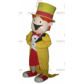 Taikurin värikäs lumiukko BIGGYMONKEY™ maskottiasu. Näytä BIGGYMONKEY™ maskottiasu - Miesten maskotit - BiggyMonkey.com