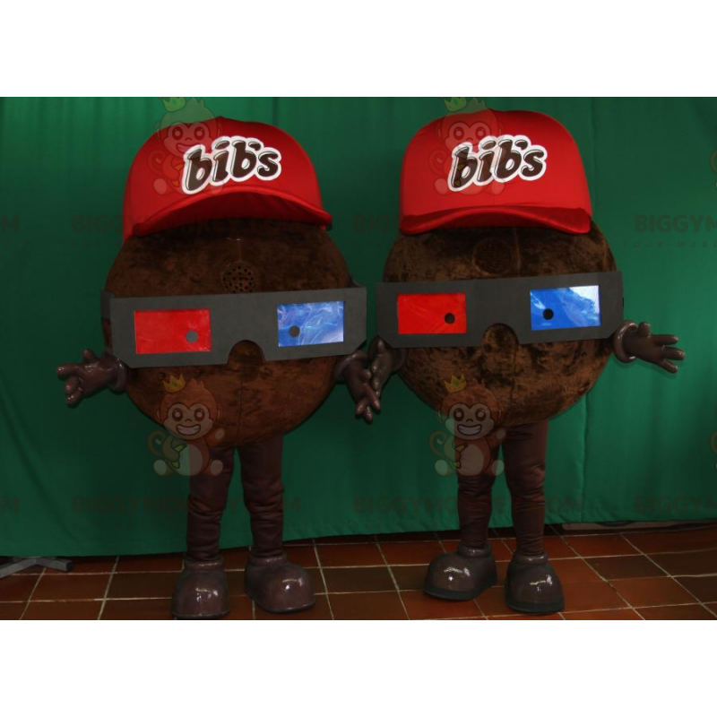 2 Bib's chocoladesnoepjes BIGGYMONKEY™s mascotte - 2 Bib's chocoladesnoepjes BIGGYMONKEY™s mascotte -