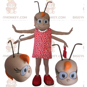 Kostým maskota proti hmyzu BIGGYMONKEY™ pro ženy se 4 pažemi a