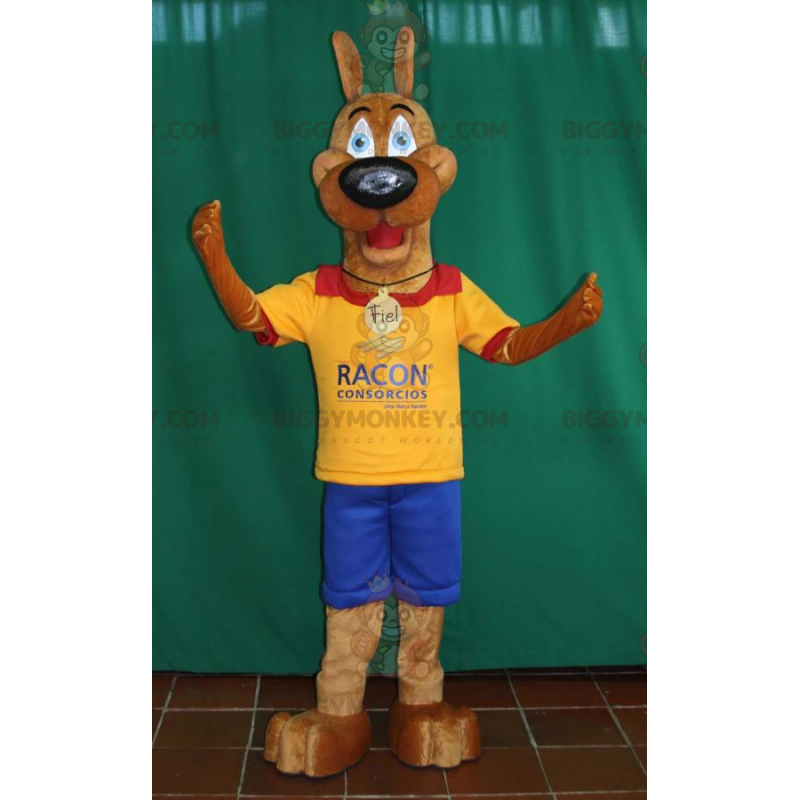 Scoobi Doo Famous Cartoon Dog BIGGYMONKEY™ Mascot Costume – Scoobi Doo Famous Cartoon Dog BIGGYMONKEY™ Mascot Costume –