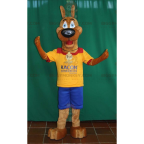 Scoobi Doo Famous Cartoon Dog BIGGYMONKEY™ Mascot Costume –