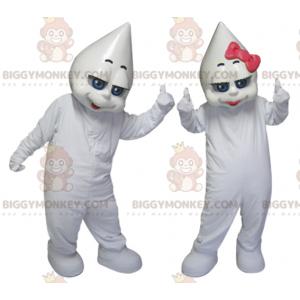 BIGGYMONKEY™s mascot of white men a girl and a boy -