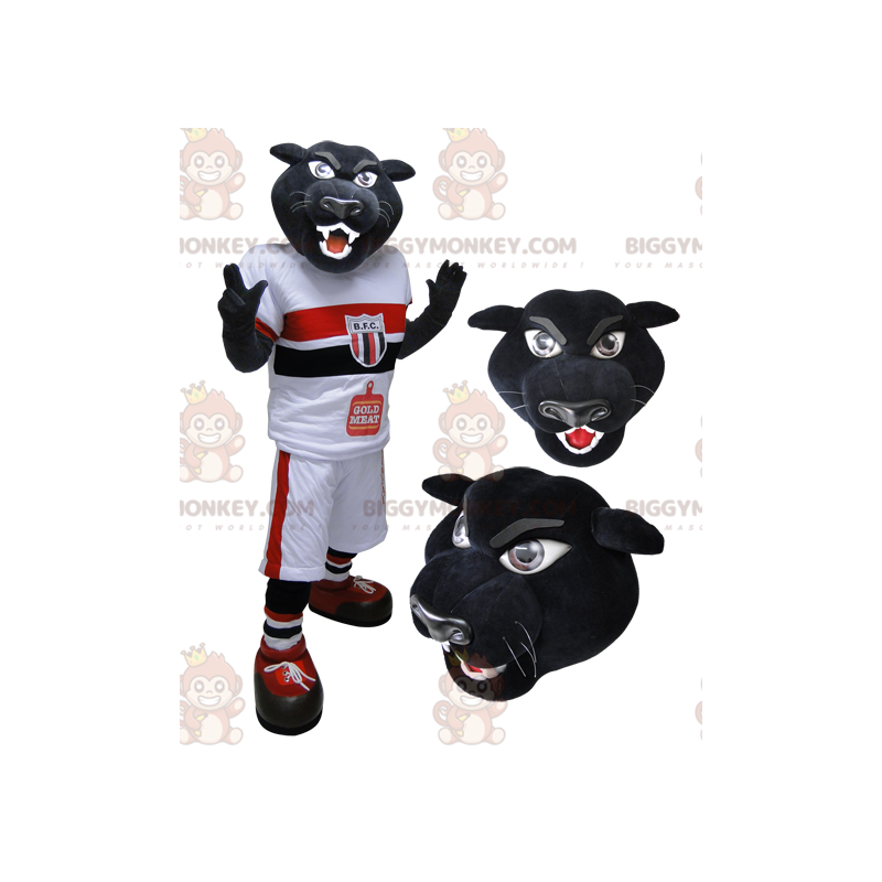 BIGGYMONKEY™ Disfraz de mascota tigre pantera negra en ropa