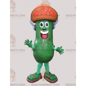 BIGGYMONKEY™ Giant Pickle Cucumber Mascot Costume With Hat -