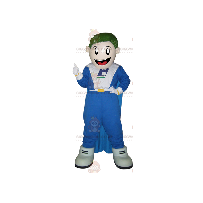 Kostium maskotki uśmiechniętego bałwana BIGGYMONKEY™ z Kostium maskotki uśmiechniętego bałwana BIGGYMONKEY™ z