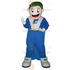 Traje de mascote de boneco de neve sorridente BIGGYMONKEY™ com
