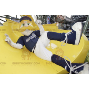 BIGGYMONKEY™ Mascottekostuum voor blonde snorman -