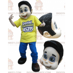 Brązowy kostium maskotki nastolatek BIGGYMONKEY™ ubrany w