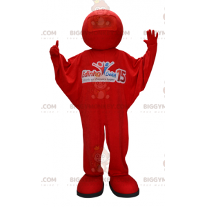Costume de mascotte BIGGYMONKEY™ de bonhomme rouge. Costume de