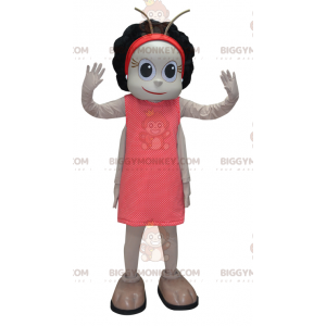 Costume de mascotte BIGGYMONKEY™ d'insecte de coccinelle