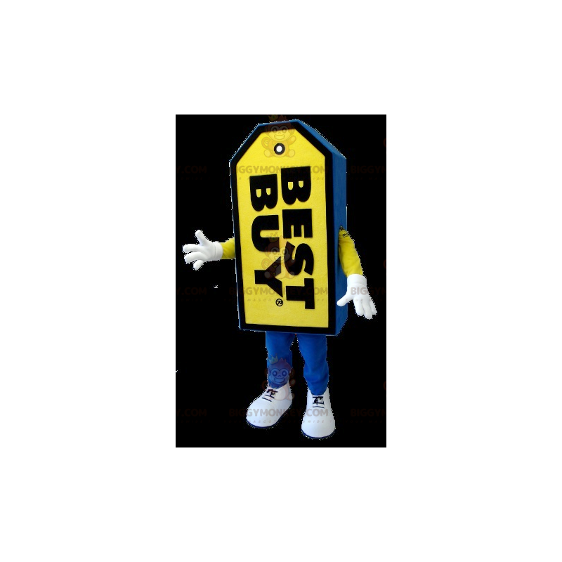 Costume de mascotte BIGGYMONKEY™ d'étiquette géante Best Buy Costume de mascotte BIGGYMONKEY™ d'étiquette géante Best Buy