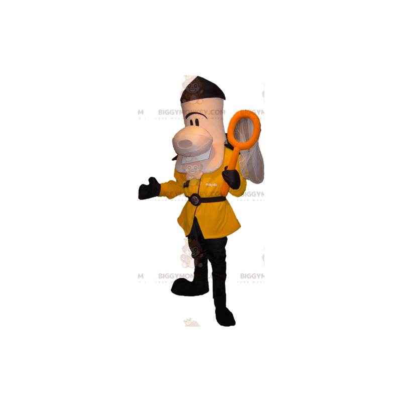 Costume de mascotte BIGGYMONKEY™ d'homme habillé d'un costume Costume de mascotte BIGGYMONKEY™ d'homme habillé d'un costume