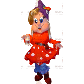 Garden Gnome BIGGYMONKEY™ Mascot Costume. Garden Gnome