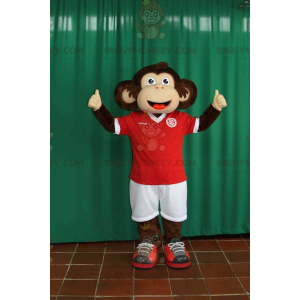 Brown and Beige Monkey BIGGYMONKEY™ Mascot Costume In