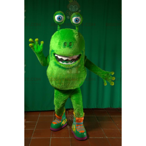 Grön Creature Alien BIGGYMONKEY™ maskotdräkt - Monster maskot - BIGGYMONKEY_05966 - BiggyMonkey.com