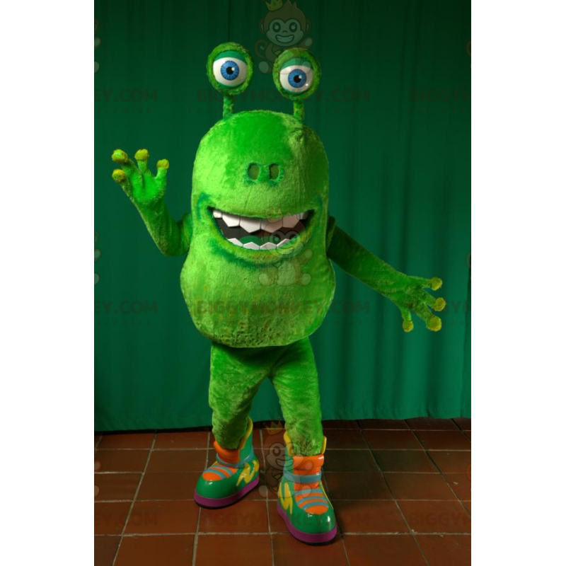 Green Creature Alien BIGGYMONKEY™ maskottiasu - Biggymonkey.com Green Creature Alien BIGGYMONKEY™ maskottiasu - Biggymonkey.com