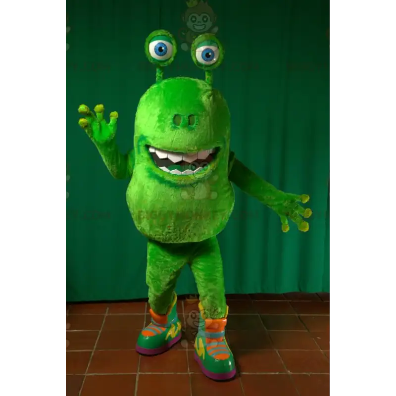 Kostým maskota Green Creature Alien BIGGYMONKEY™ –