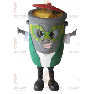 Kostým maskota šedého kontejneru BIGGYMONKEY™ – Biggymonkey.com