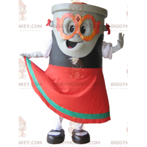 Gray Dumpster Bin BIGGYMONKEY™ Mascot Costume - Biggymonkey.com
