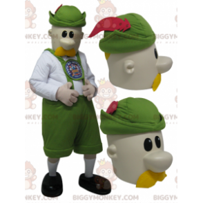 Pánský kostým maskota BIGGYMONKEY™ v tyrolském oblečení –