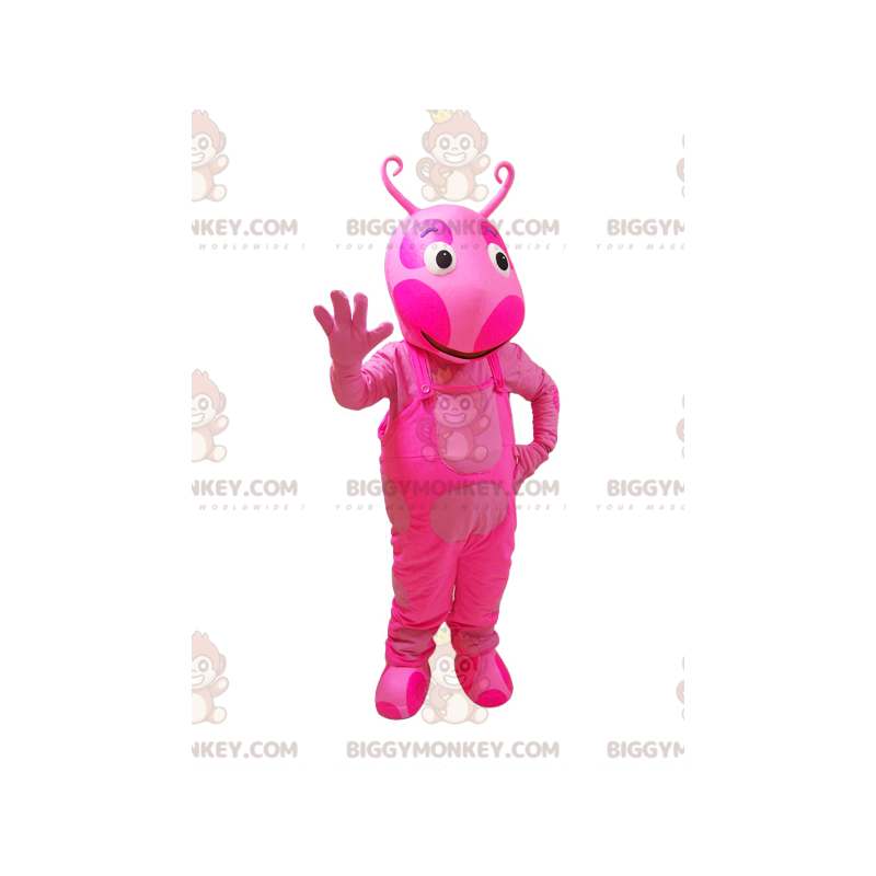 Costume de mascotte BIGGYMONKEY™ d'insecte de créature rose