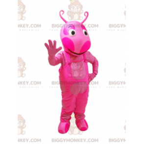 Pink Creature Insect BIGGYMONKEY™ maskottiasu antenneilla - Hyönteisten maskotit - BIGGYMONKEY_05981 - BiggyMonkey.com