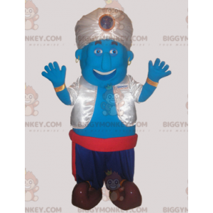 Traje de mascote BIGGYMONKEY™ do famoso Gênio de Aladdin. Fato