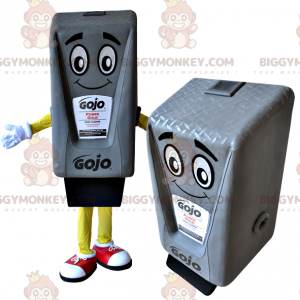 Στολή μασκότ BIGGYMONKEY™ Giant Gray Ink Cartridge - Μη ταξινομημένες μασκότ - BIGGYMONKEY_05998 - BiggyMonkey.com