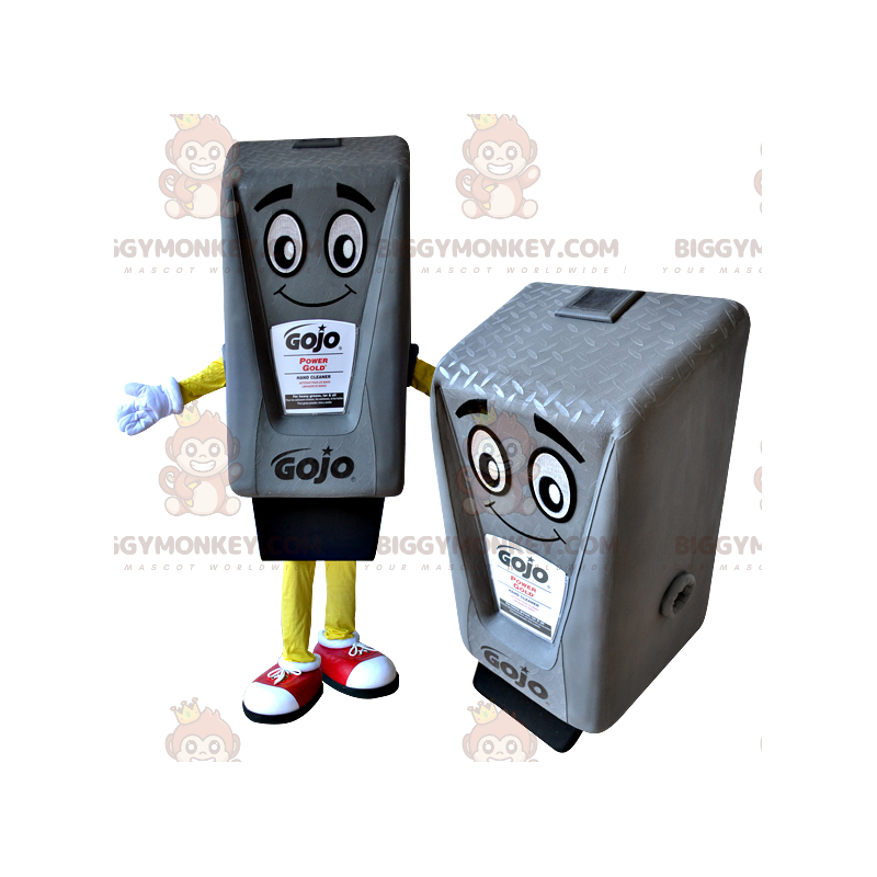Στολή μασκότ BIGGYMONKEY™ Giant Gray Ink Cartridge - Μη ταξινομημένες μασκότ - BIGGYMONKEY_05998 - BiggyMonkey.com
