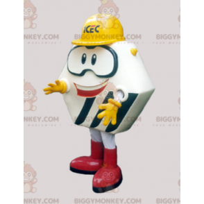  Costume da mascotte Polygon BIGGYMONKEY™ con casco e occhiali - Mascotte non classificate - BIGGYMONKEY_06016 - BiggyMonkey.com
