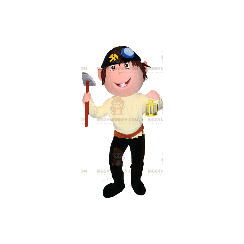 Costume da mascotte da ragazzo pirata BIGGYMONKEY™ con bandana Costume da mascotte da ragazzo pirata BIGGYMONKEY™ con bandana