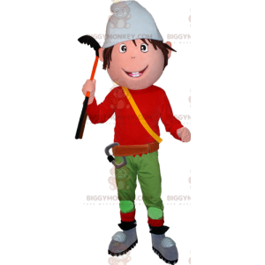 Disfraz de mascota Mountaineer Dwarf Leprechaun BIGGYMONKEY™ -