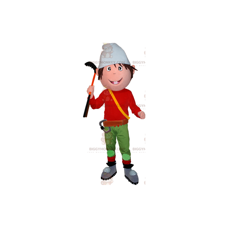 Disfraz de mascota Mountaineer Dwarf Leprechaun BIGGYMONKEY™ -