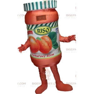 Giant Apricot Jam Jar BIGGYMONKEY™ Mascot Costume -