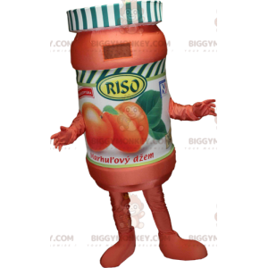 Στολή μασκότ με Giant Apricot Jam Jar BIGGYMONKEY™ - Μασκότ τροφίμων - BIGGYMONKEY_06033 - BiggyMonkey.com
