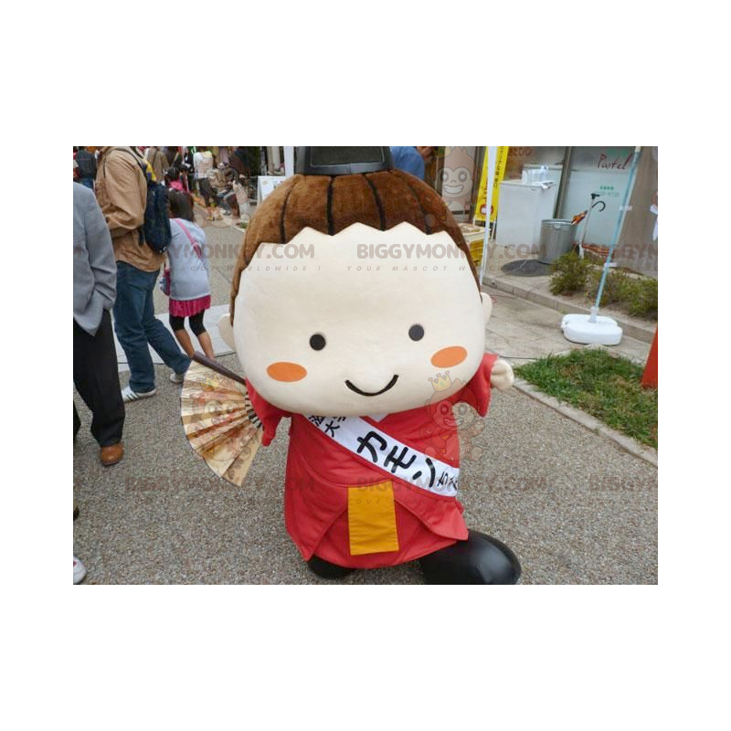 Costume de mascotte BIGGYMONKEY™ de fillette japonaise de femme Costume de mascotte BIGGYMONKEY™ de fillette japonaise de femme