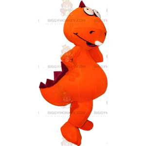 Giant Orange and Red Dinosaur BIGGYMONKEY™ Mascot Costume –