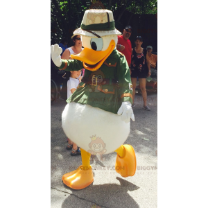 Costume de mascotte BIGGYMONKEY™ de Donald Duck habillé en