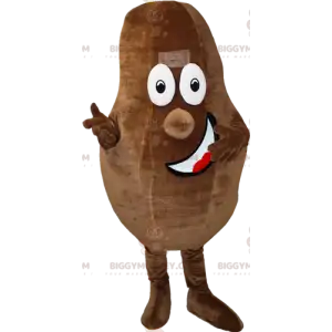 Giant Cocoa Bean BIGGYMONKEY™ Mascot Costume. Chocolate