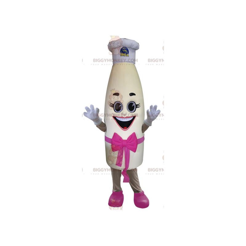 Costume de mascotte BIGGYMONKEY™ de bouteille de lait géante