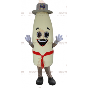 Giant Milk Bottle BIGGYMONKEY™ Mascot Costume with Hat -