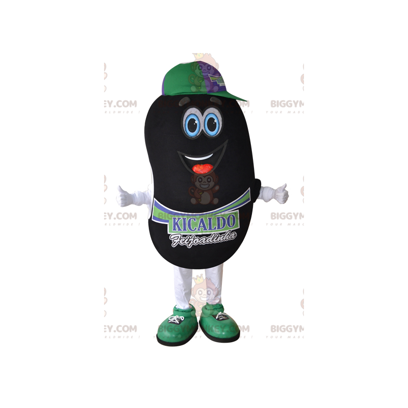 Giant Black Bean BIGGYMONKEY™ maskotkostume. Bean BIGGYMONKEY™ Giant Black Bean BIGGYMONKEY™ maskotkostume. Bean BIGGYMONKEY™