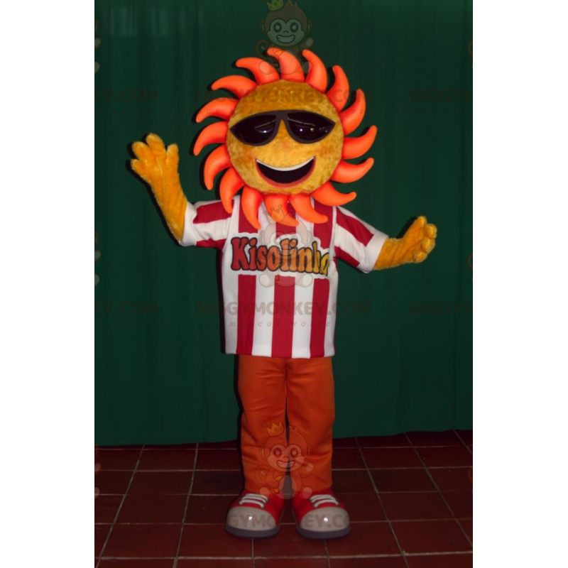 Sun BIGGYMONKEY™ maskotkostume med sorte briller -