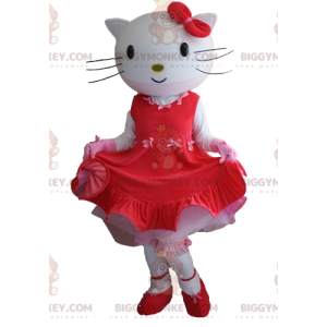 BIGGYMONKEY™ Hello Kitty Famoso costume da mascotte del gatto