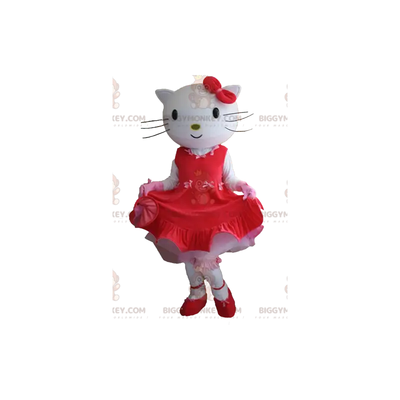 BIGGYMONKEY™ Hello Kitty Beroemd Cartoon Cat-mascottekostuum - BIGGYMONKEY™ Hello Kitty Beroemd Cartoon Cat-mascottekostuum -