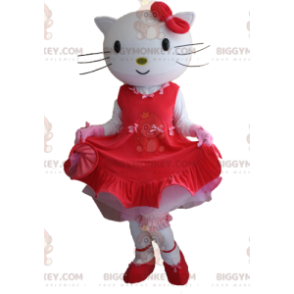 BIGGYMONKEY™ Hello Kitty Famoso costume da mascotte del gatto