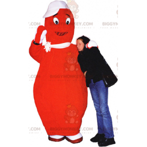 Disfraz de mascota Barbapapa BIGGYMONKEY™ rojo. Disfraz de mascota BIGGYMONKEY™ de bolo gigante - BiggyMonkey.com