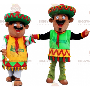 mexicanske BIGGYMONKEY™s maskot klædt i traditionelle outfits - Uklassificerede maskoter - BIGGYMONKEY_06143 - BiggyMonkey.com